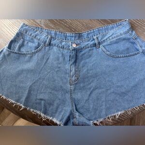 SHEIN Light Blue Jean Shorts